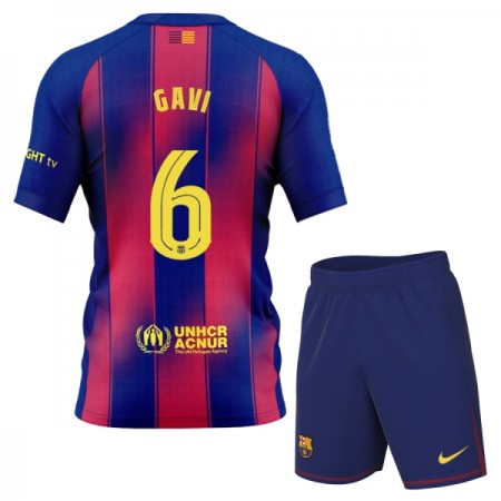Dječji Nogometni Dres FC Barcelona Gavi 6 Domaći 2025-26 Dječji Nogometni Dres FC Barcelona Gavi 6 Domaći 2025-26